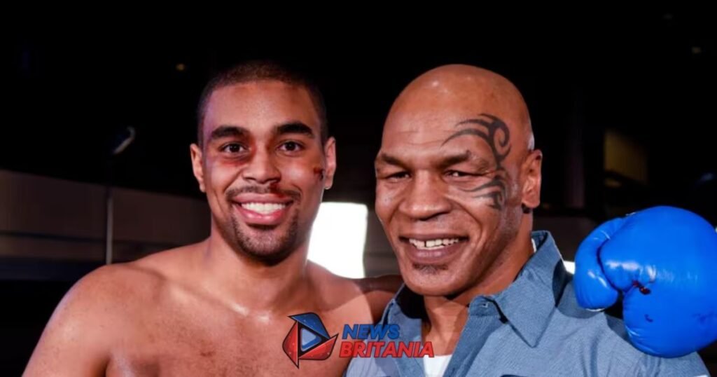 Amir Tyson with mike tyson