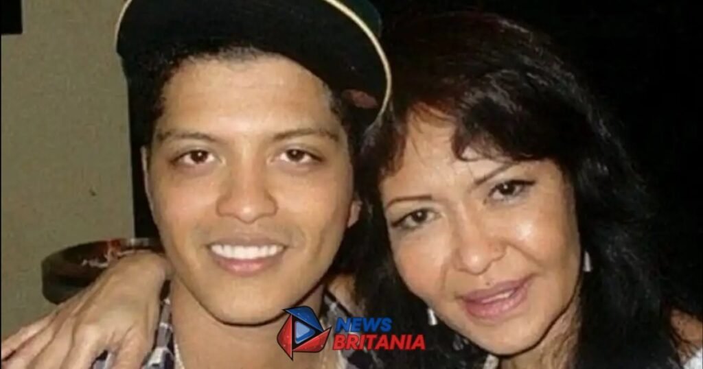 Bernadette San Pedro Bayot with son, bruno mars