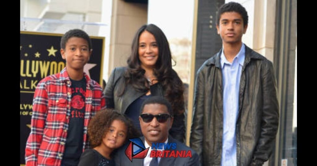 Brandon Edmonds with family babyface, Nicole Pantenburg