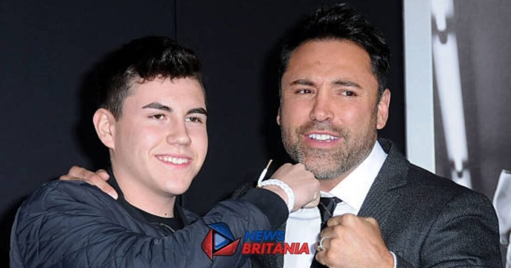 Devon De La Hoya with Oscar De La Hoya