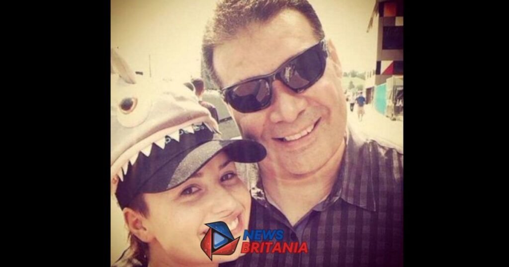 Eddie De La Garza with Demi Lovato
