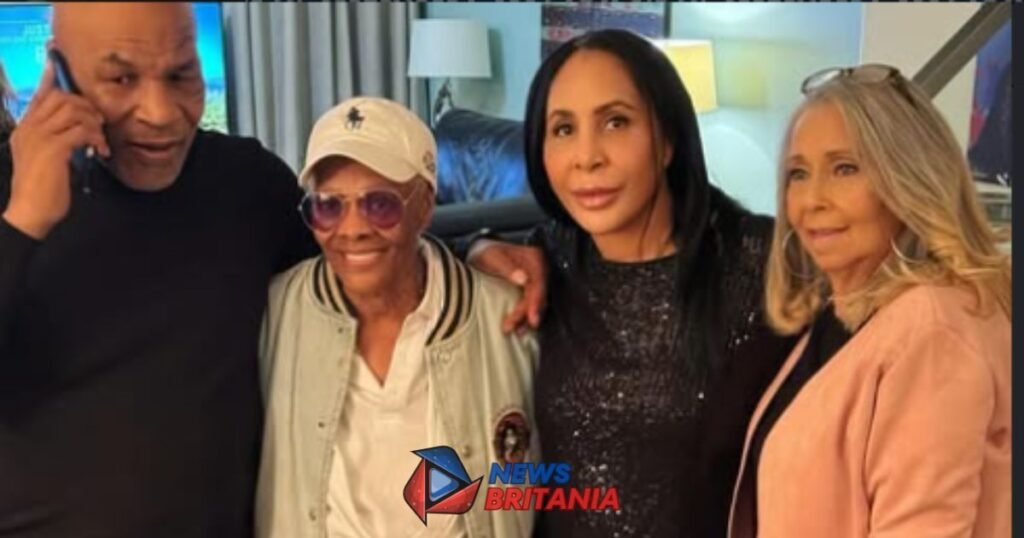 Faridah Ali with Mike Tyson, Dionne Warwick , Helen Scott