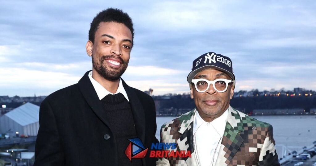 Jackson Lee with father Spike Lee
