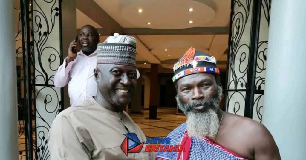 Jaffar Amin , third son of Idi Amin and Joshua Maponga Mara-Rah III ChangaMbire  - "Farmers of Thought"  