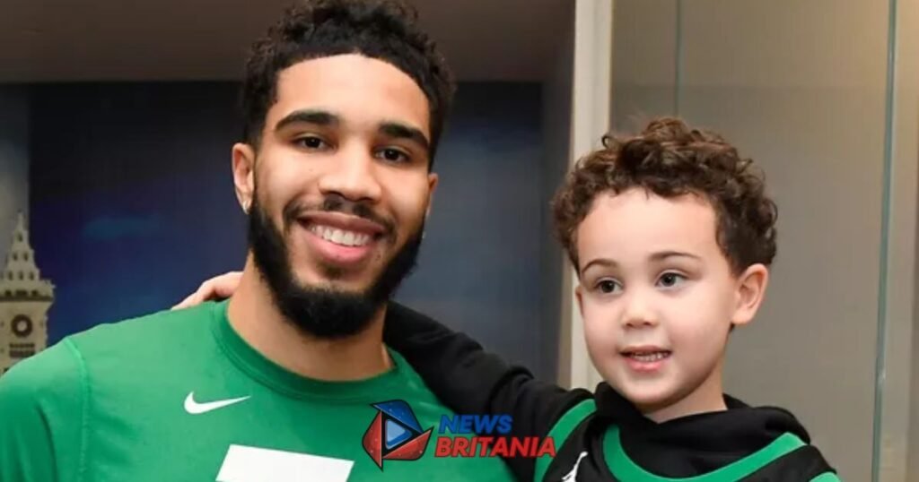 Jayson Christopher Tatum Jr with father Jayson Tatum