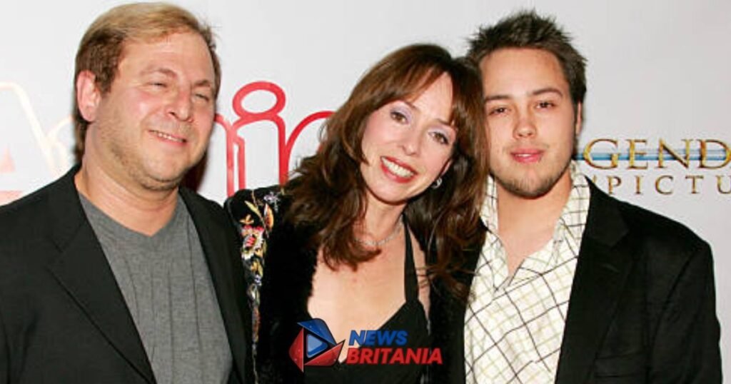 Keith Levenson with family included Mackenzie Phillips