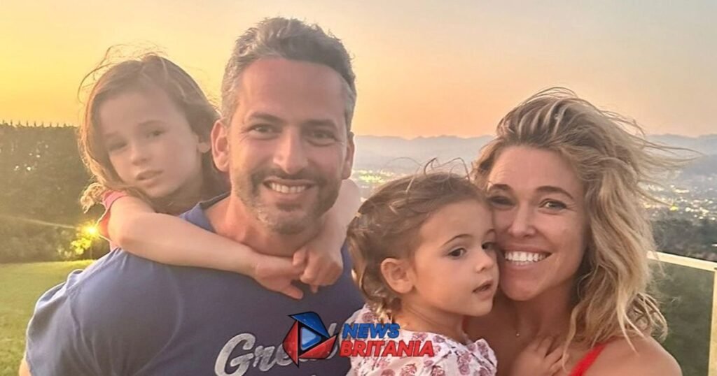 Kevin Lazan with Rachel Platten and children Sophie Jo,  Violet Skye