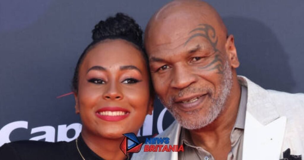 Milan Tyson with mike tyson