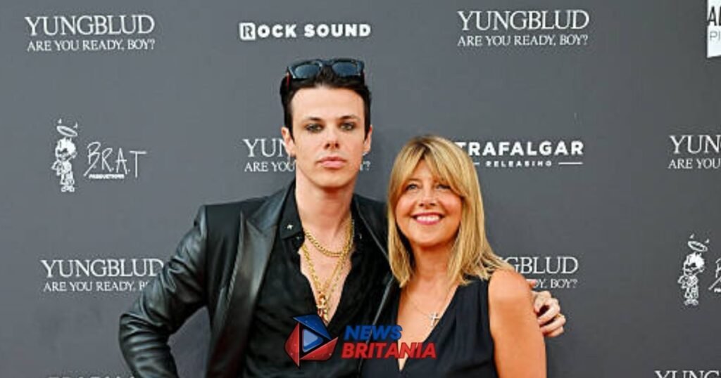 Samantha Harrison with son YungBlud
