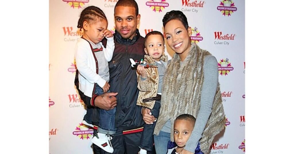 Shannon Christopher Brown with family monica and Shannon Brown