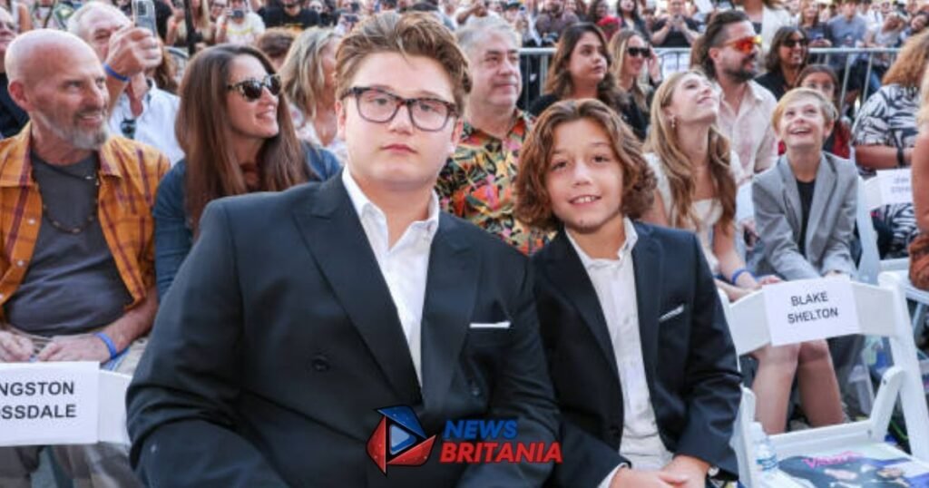 Zuma Nesta Rock Rossdale and Apollo Rossdale