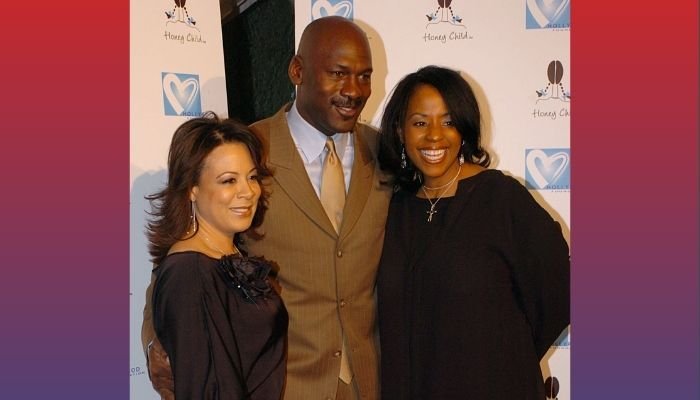Juanita Jordan, Michael Jordan and Leah Wilcox