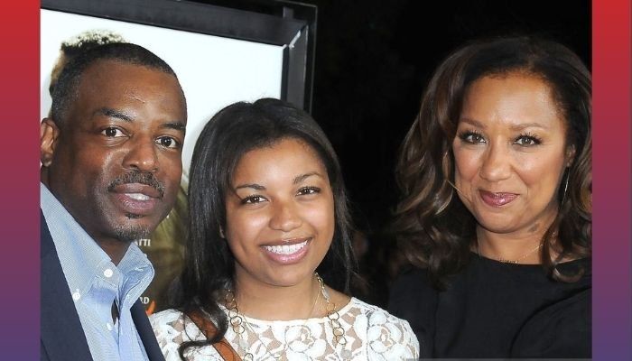 Stephanie Cozart Burton with husband and daughter mica burton