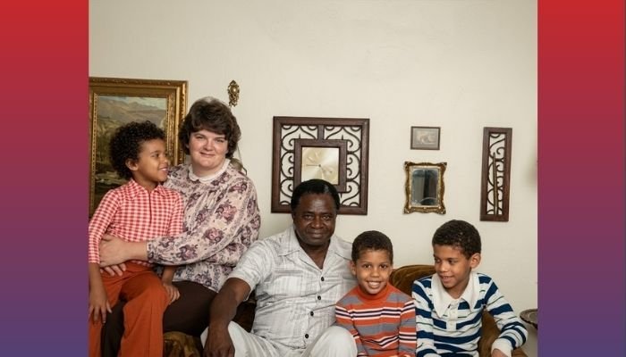 Vitalis Udoka with wife and children Ime Udoka and Mfon Sunday Udoka