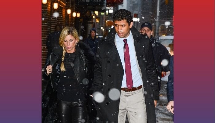 Ashton Meem with Russell Wilson