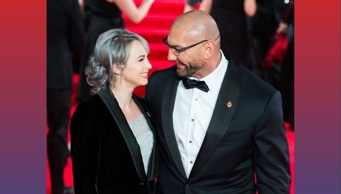 Sarah Jade and Dave Bautista 