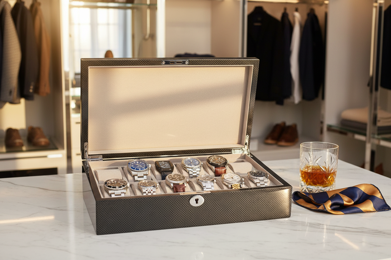 Carbon Fibre Watch Boxes