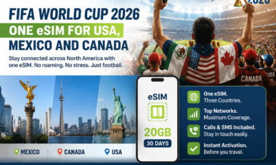 FIFA World Cup 2026: One eSIM for USA, Mexico and Canada