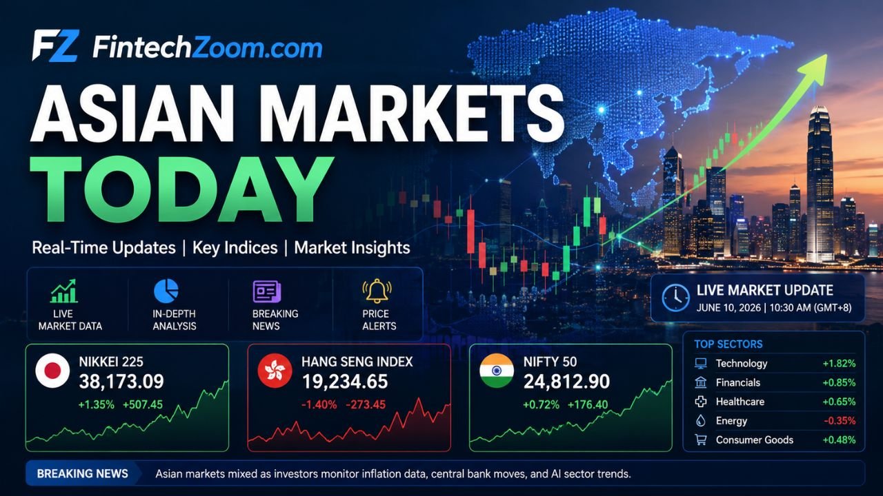 FintechZoom.com Asian Markets Today