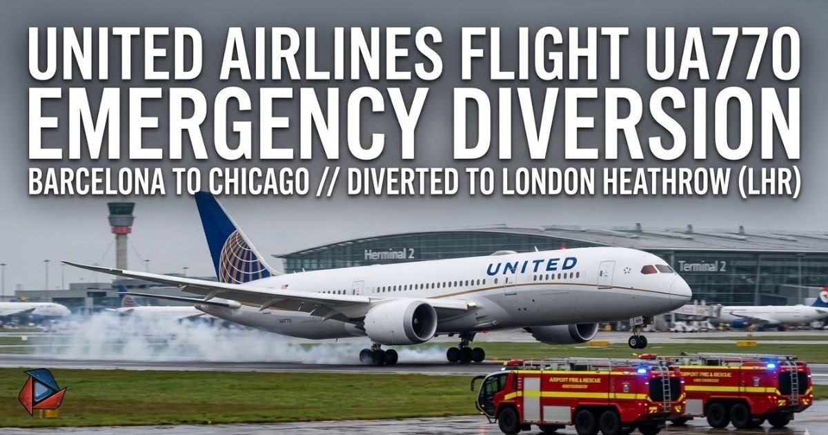 United Airlines Flight UA770 Emergency Diversion