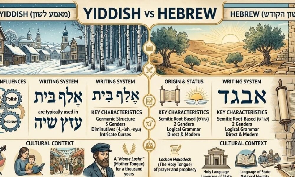 Yiddish Vs Hebrew