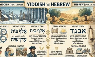 Yiddish Vs Hebrew