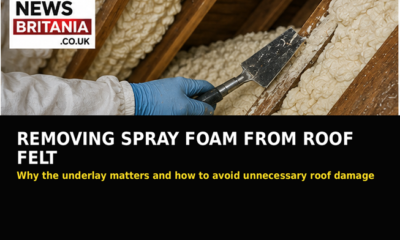 Removing Spray Foam From Roof Felt: Why the Underlay Matters
