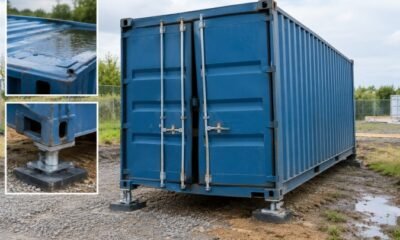 Uneven Ground Warps Container Doors