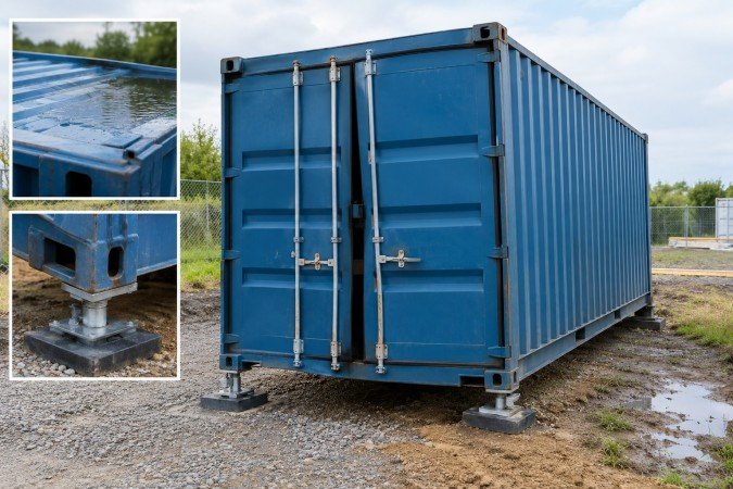 Uneven Ground Warps Container Doors